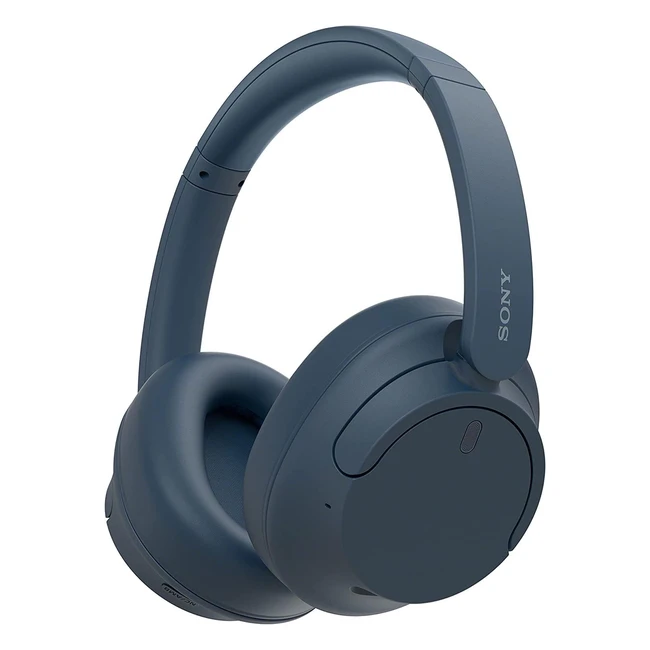 Sony WHCH720N kabellose Bluetooth-Kopfhörer mit Geräuschunterdrückung - bis zu 35 Stunden Akkulaufzeit und Schnellladefunktion - Blau