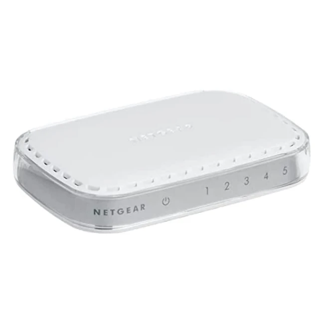 Netgear GS605 Switch 5-Port Gigabit Ethernet LAN Switch Plug and Play Network Switch