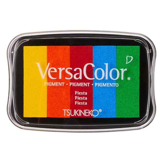 Almohadilla para sellos Versacolor arco iris 5 tonos