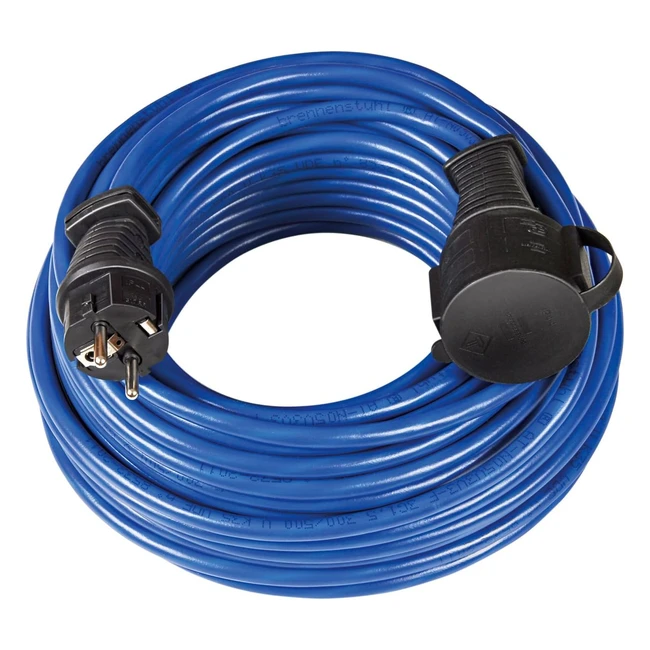 Cable alargador Brennenstuhl 1169810 - Resistente al aceite - 10m