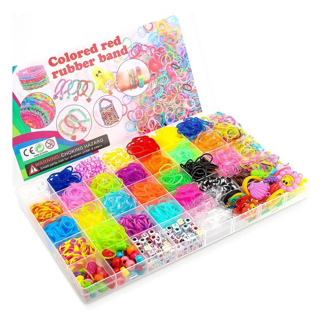 Kit Bracelet Élastique Toyess 2500 - 32 Couleurs - Accessoires Inclus