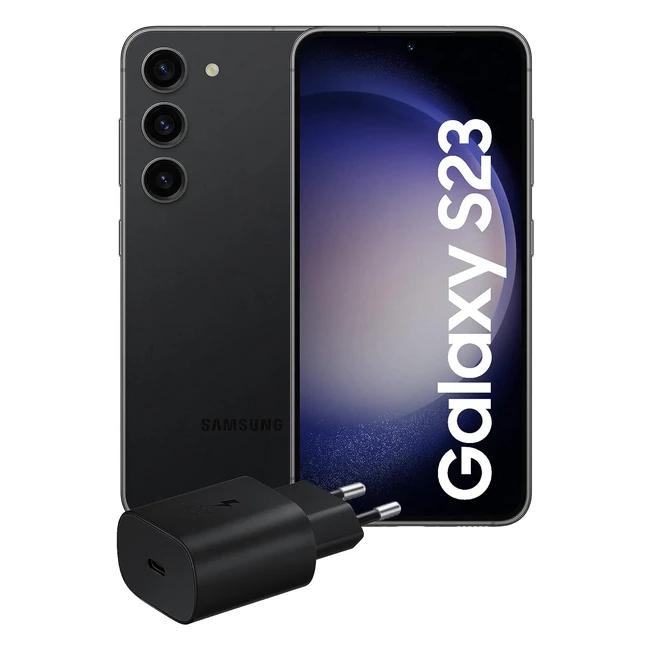 Samsung Galaxy S23 Smartphone Android Caricatore Incluso Display 61 Dynamic AMOLED 2X Fotocamera 50MP RAM 8GB 256GB 3900mAh Nero Phantom Black