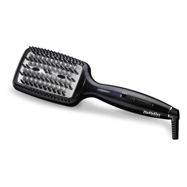 Babyliss Brosse Chauffante Smoothing Heated Brush HSB101E - Lissage Rapide et Facile