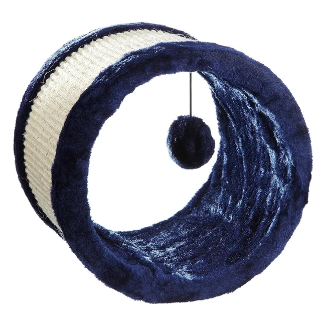Trixie 4324 Spiel Tunnel Sisal Plsch 23 cm 20 cm Blau - Jetzt kaufen