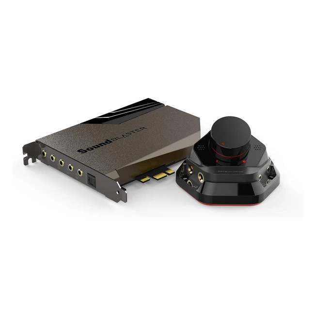 Tarjeta de Sonido Creative Sound Blaster AE7 - Alta Resolución, Amplificador Xamp, Control de Audio - Gris/Negro