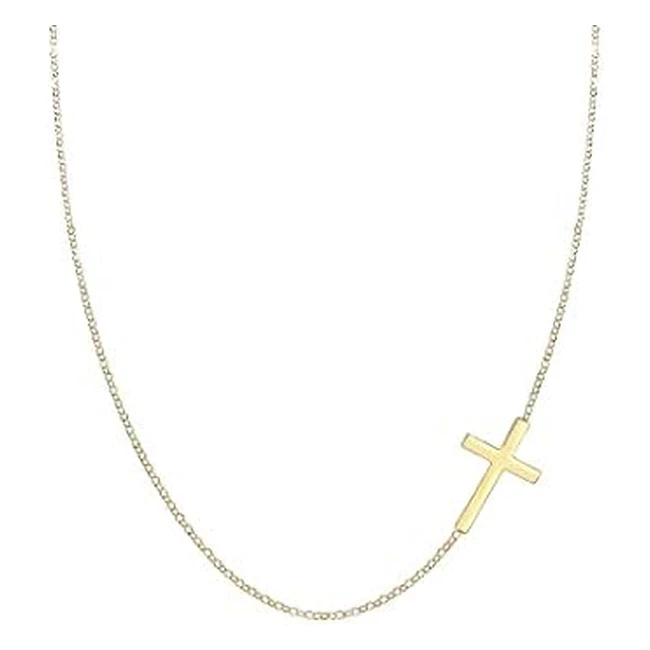 Collier femme pendentif croix argent 925 - Élégant bijou fait main