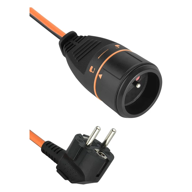 Rallonge électrique 10m 3G15mm avec verrouillage Electralock
