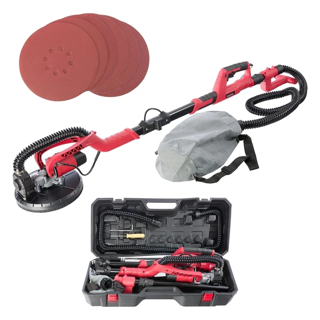 Ponceuse Girafe Arebos 750W - Bras tlescopique 225mm - Rgulation de vitesse 