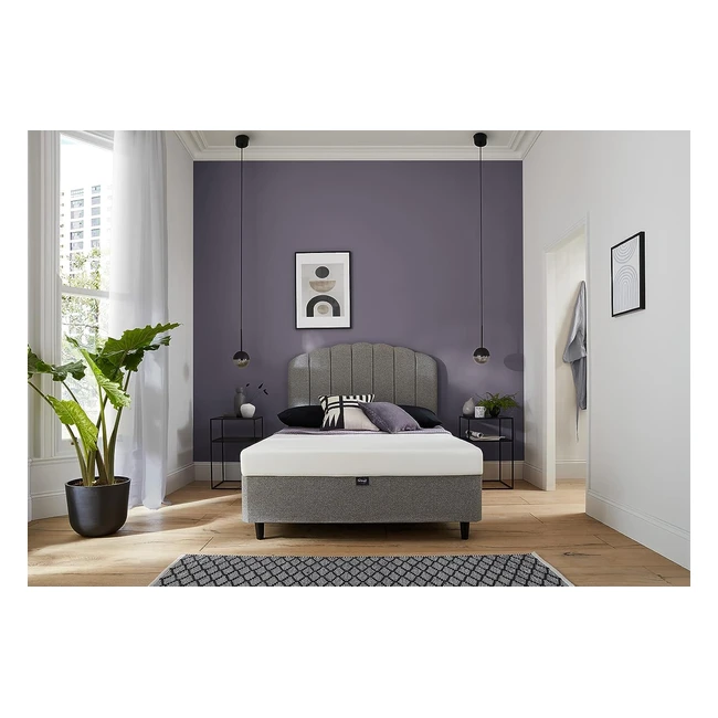 Silentnight Comfort Rolled Foam Mattress - Medium Soft - Double White - Pressure Relief - Edge to Edge Support - Anti-Allergy - UK Handmade