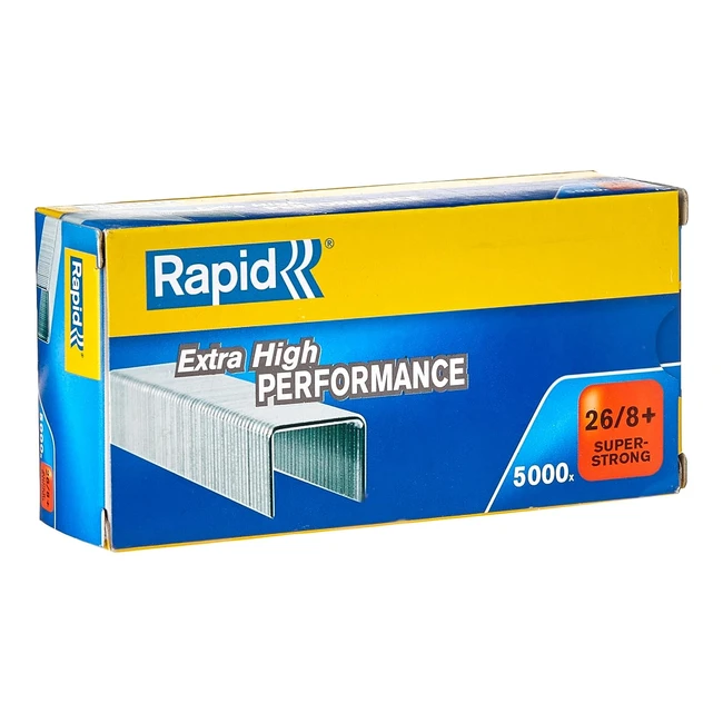 Agrafes Rapid Superstrong 268 x5000 - Résistance exceptionnelle - Réf. 24862200
