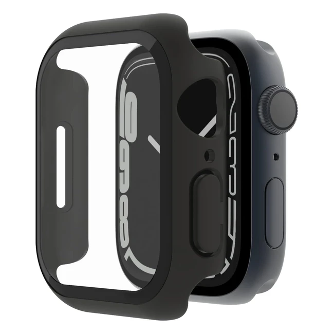 Belkin ScreenForce Apple Watch 40mm/41mm Series 8 SE 7 6 5 4 Bumper Case with Tempered Glass Screen Protector