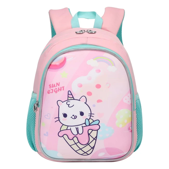 Mochila Pequeña Niña 7 Litros | Ultraligera y Resistente al Agua | Estilo Animal | Para Guardería y Preescolar | Unicornio Rosa