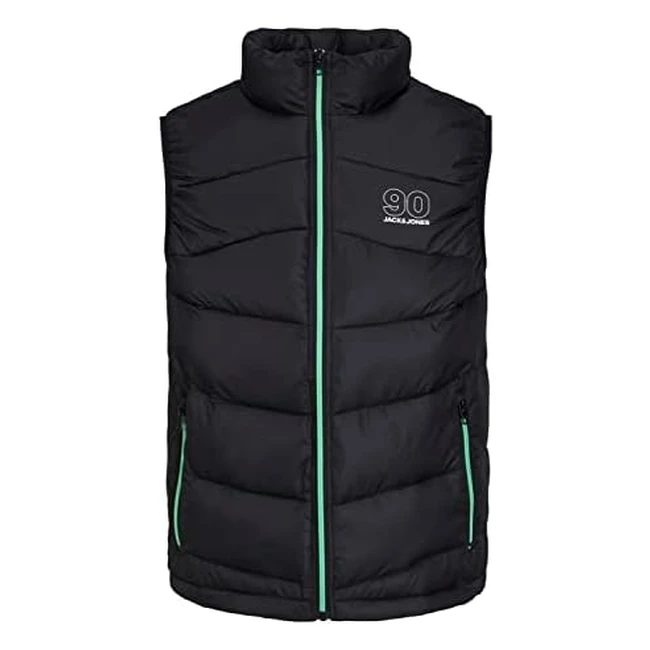 Jack & Jones Herren JJGlobus Light Bodywarmer Weste Schwarz M EU