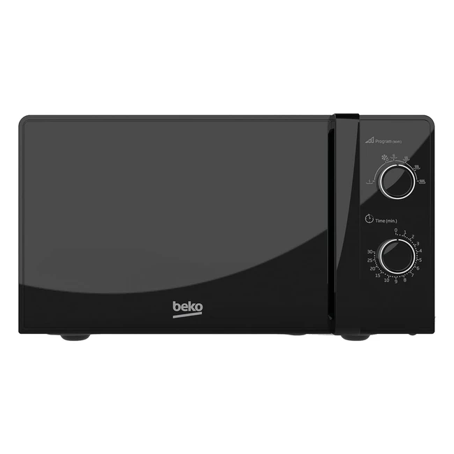 Beko Solo Microwave MOC20100BFB - Compact Design, 20L Capacity, 700W Power