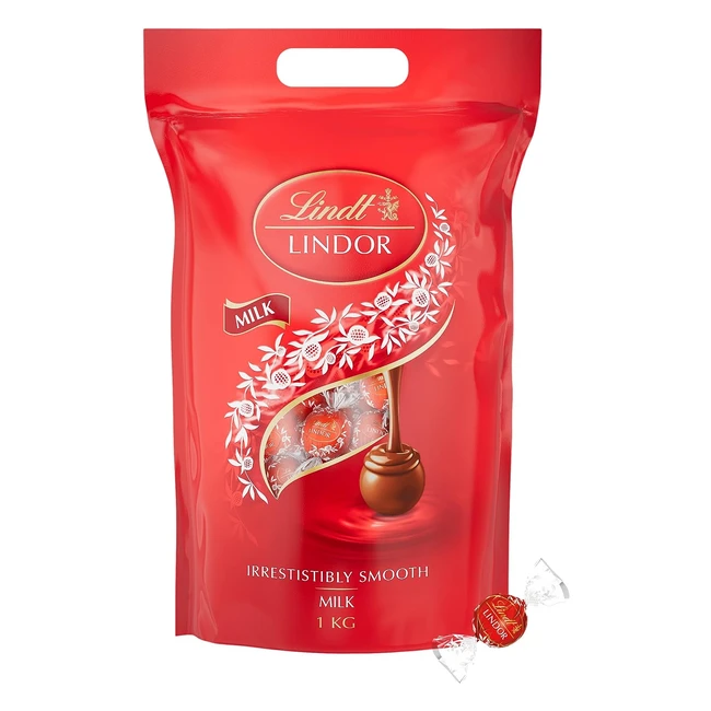 Bombones Lindt Lindor Chocolate con Leche 1kg - ¡Delicioso y cremoso!