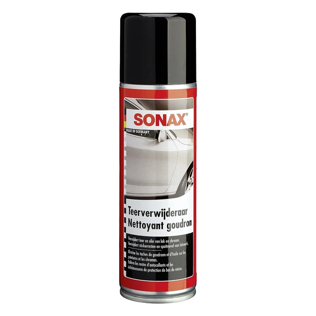 Nettoyant Goudron Sonax 300ml - Élimine taches goudron et huile - Réf 03342000