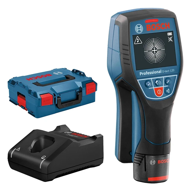 Bosch Professional 12V System Rilevatore DTECT 120 - Rilevamento Tubi e Cavi - Tecnologia Radar