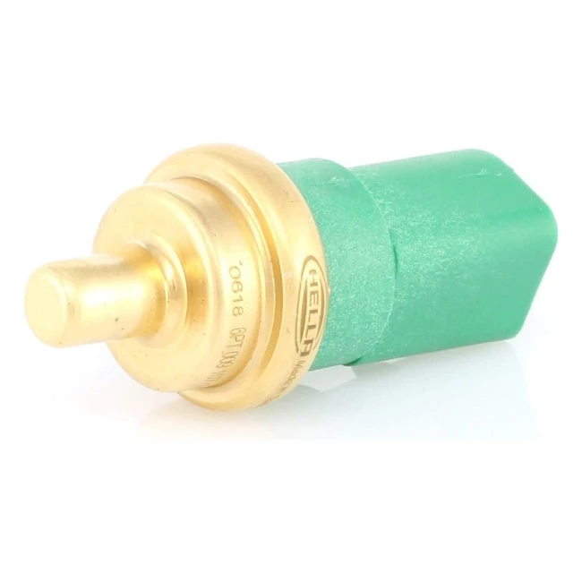 Sensore temperatura refrigerante Hella 6PT 009 107141 - 12V 4A - Poli infilato con guarnizione e anello sicurezza