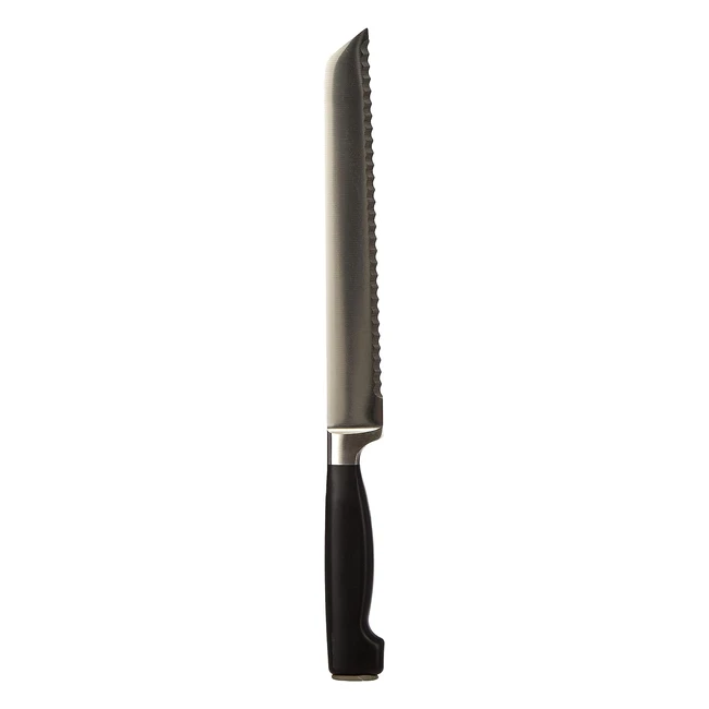 Coltello da pane Zwilling Vier Sterne, acciaio inossidabile, nero, 20 cm - Affilatura duratura, impugnatura ergonomica