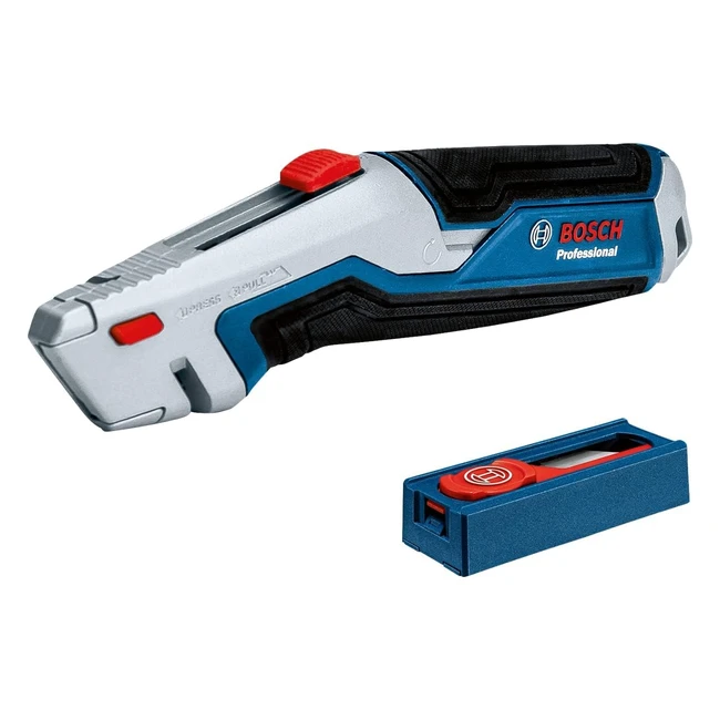 Bosch Professional Universalmesser, ausziehbare Klinge, 10-tlg. Klingen-Set