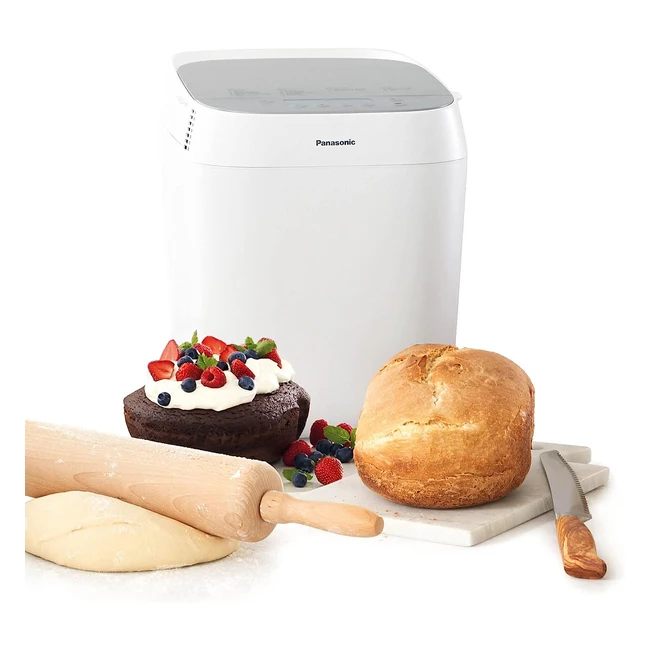 Panasonic SDZP2000WXE - Macchina per il pane automatica Croustina, pane croccante, 18 programmi - Bianco