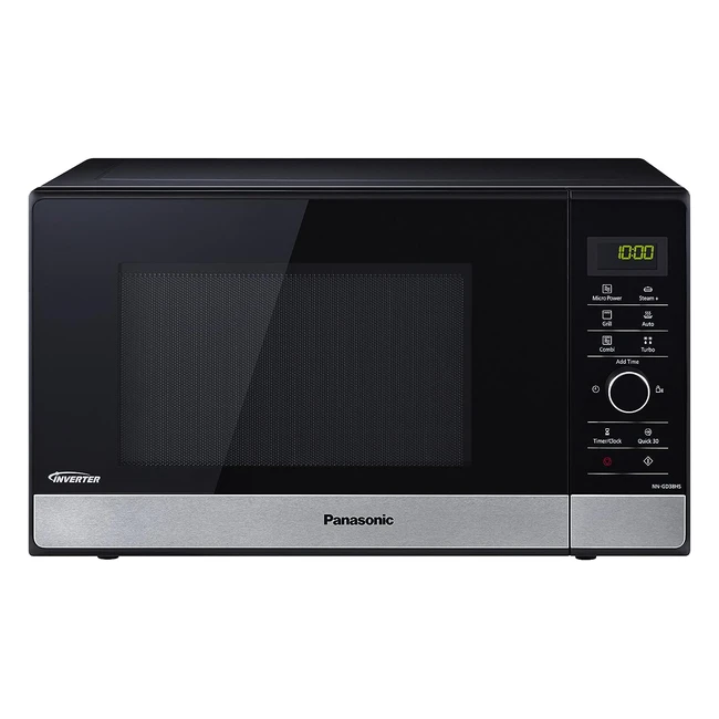Forno a microonde Panasonic NN-GD38HSSUG 1000W 23 litri nero - 17 programmi auto