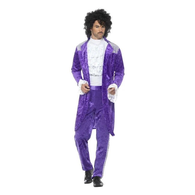 Disfraz de Músico Púrpura Años 80 - Talla 46-48 - Smiffys 48004XL