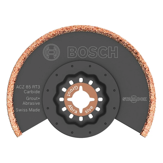 Bosch Professional 1 x Segment-Sägeblatt ACZ 85 RT3 für Mörtel Körnung 30 Ø 85 mm Multifunktionswerkzeug Zubehör