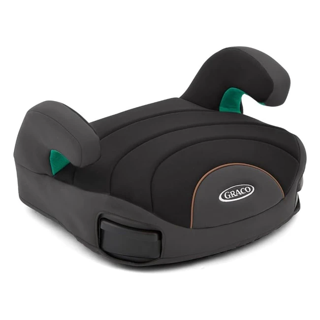 Graco Eversure Lite R129 Backless Booster Seat - Lightweight Comfortable Ebony