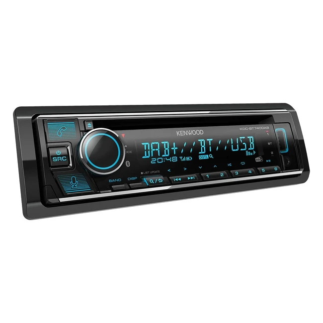 Kenwood KDCBT740DAB - Sintolettore CD/USB/Bluetooth DAB con Antenna DAB inclusa
