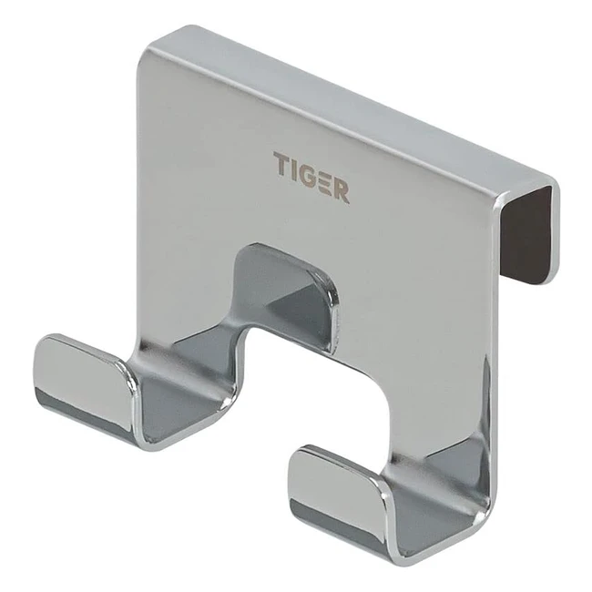 Gancho de Toalla para Ducha Tiger Caddy 68mm Cromo - ¡Duradero y Práctico!
