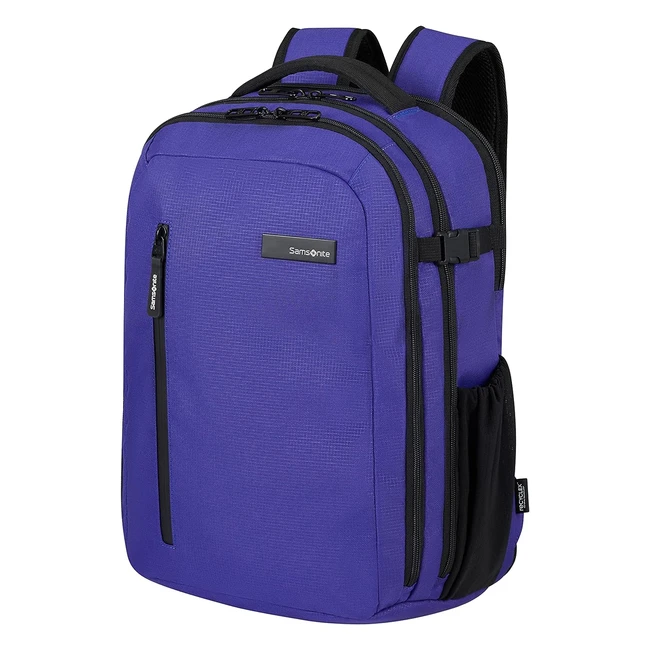 Samsonite Roader Laptop Backpack 156 inch - Deep Blue - Key Features: Compression Straps, Laptop Compartment
