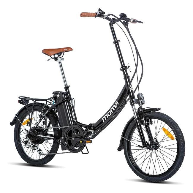 Bicicleta eléctrica plegable MOMA Bikes eBike202 - Aluminio Shimano 7v