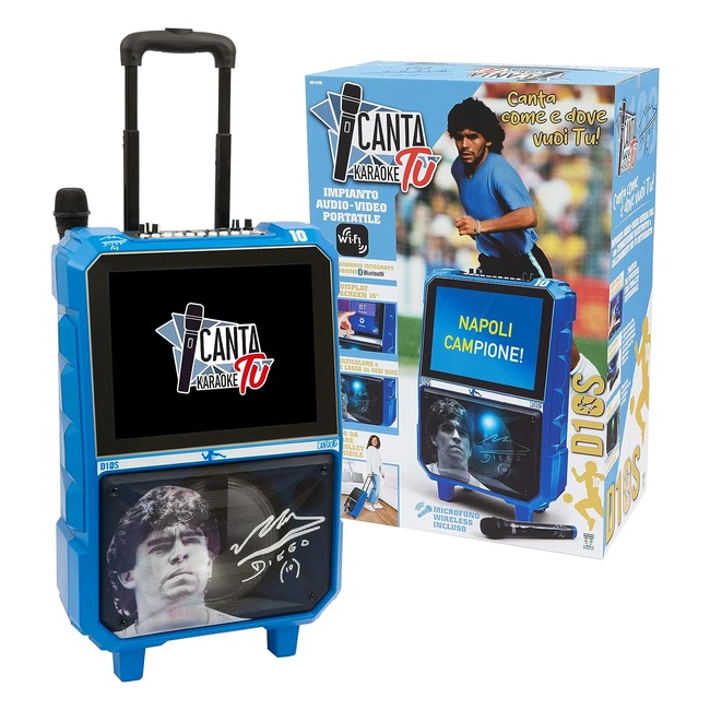 Karaoke professionale Canta Tu D10s con microfono e schermo dedicato - Napoli