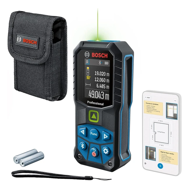 Bosch Professioneller Laser-Entfernungsmesser GLM 5027 CG - Grnlaser robust 