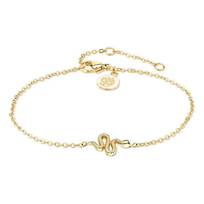 Apple of Eden Armband AJ0017B21 IP - Filigranes Schlangenarmband aus Edelstahl