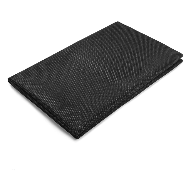 Uraqt Alfombra Antideslizante 120x100cm - Protector Maletero - Multiuso para Coche - Negro
