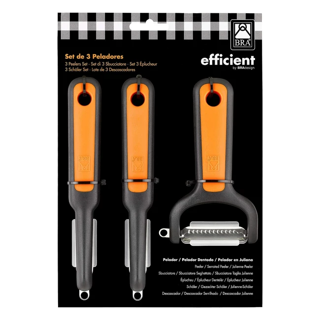 Set de 3 Peladores Eficientes - Acero Inoxidable - Referencia XYZ - ¡Facilita tu vida en la cocina!