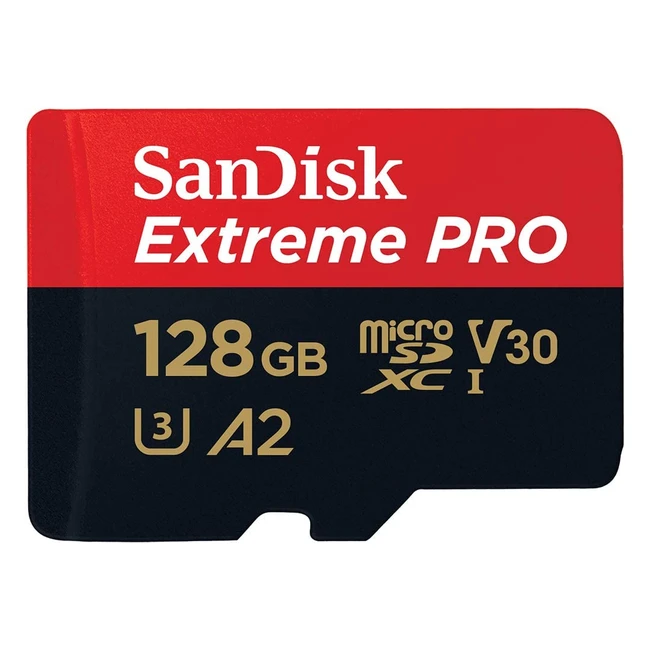 SanDisk 128GB Extreme Pro MicroSDXC Card - Up to 200MB/s - A2 App Performance