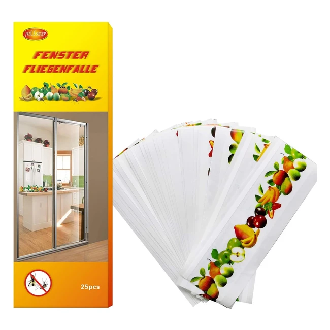 Piges insectes mouches pour fentre - Fullsexy (25 pcs) - Autocollant antimouches moustiques tanche