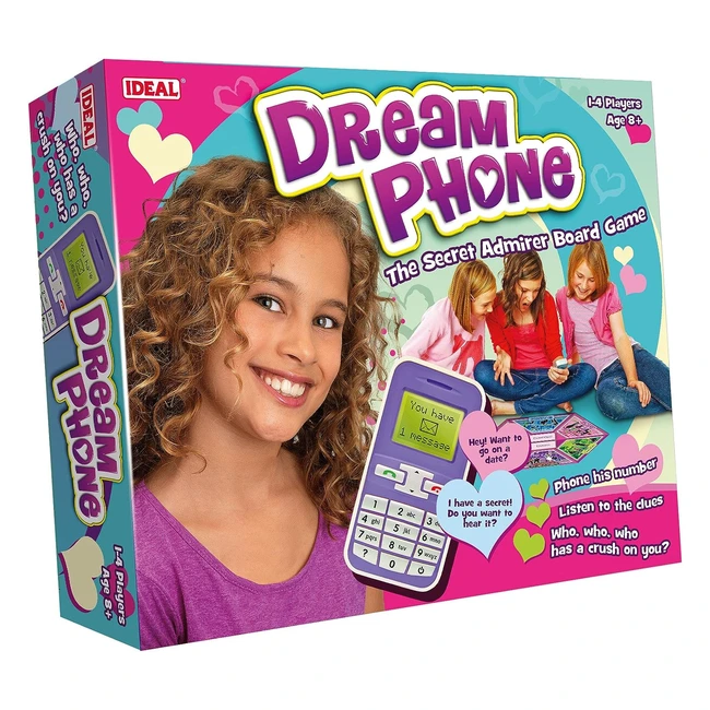 Ideal Dream Phone - The Secret Admirer Board Game for 14 Players, Ages 8 - Classic Games