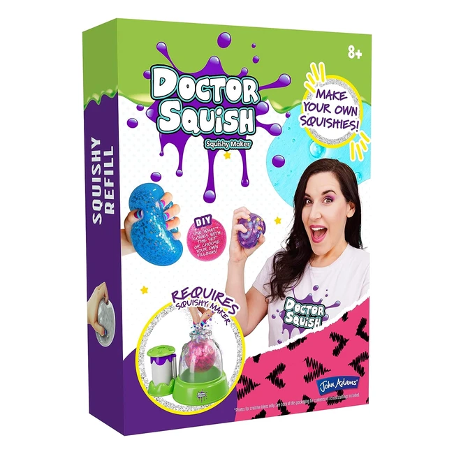 Doctor Squish Squishy Maker Refill Pack - Make Your Own Squishies - Ages 8