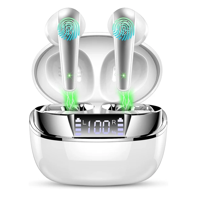 Auriculares Bluetooth 53 Hifi Estreo  Micrfono Reduccin de Ruido  Carga 