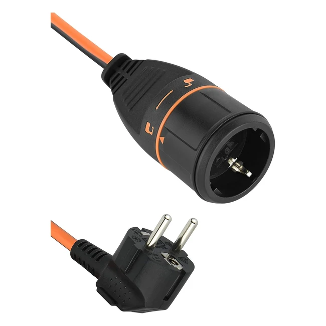 Prolunga elettrica Electraline 01730 3G15 - Blocco sicuro - 10m