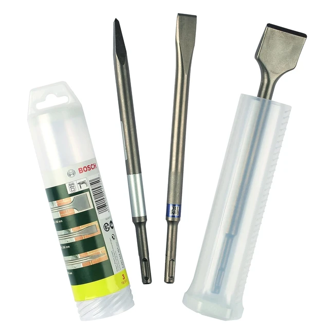 Bosch 3-teiliges Meiel-Set SDS-Plus 2607019457 - fr Beton Mauerwerk und meh