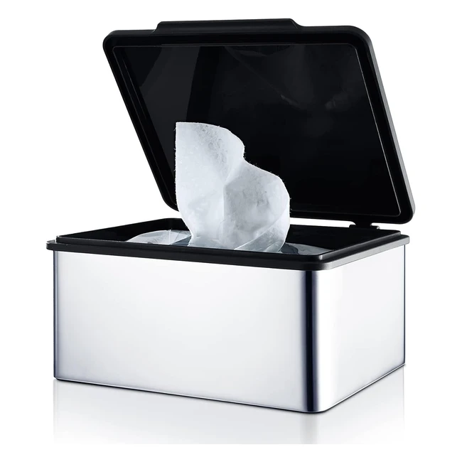 Caja para Toallitas Húmedas Blomus Menoto - Acero Inoxidable - 75x15x13cm