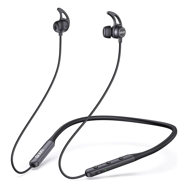 UXD Bluetooth Headphones - Wireless Earphones with Mic, IPX6 Waterproof, 20 Hours Playtime