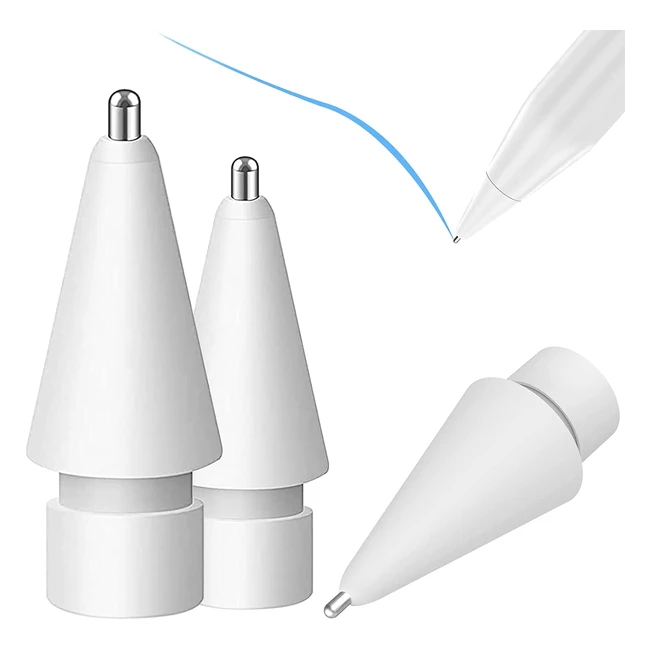 3 Punte di Ricambio Apple Pencil 1st e 2nd - Alta Sensibilit e Controllo Preci