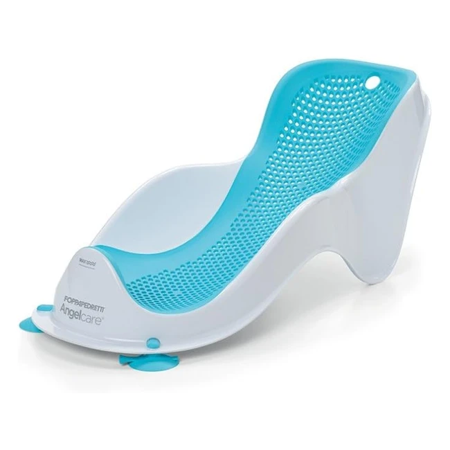 Foppapedretti Acquolina - Supporto Bagnetto per Bambini - Nascita a 6 Mesi - 9 kg - Bianco/Turchese