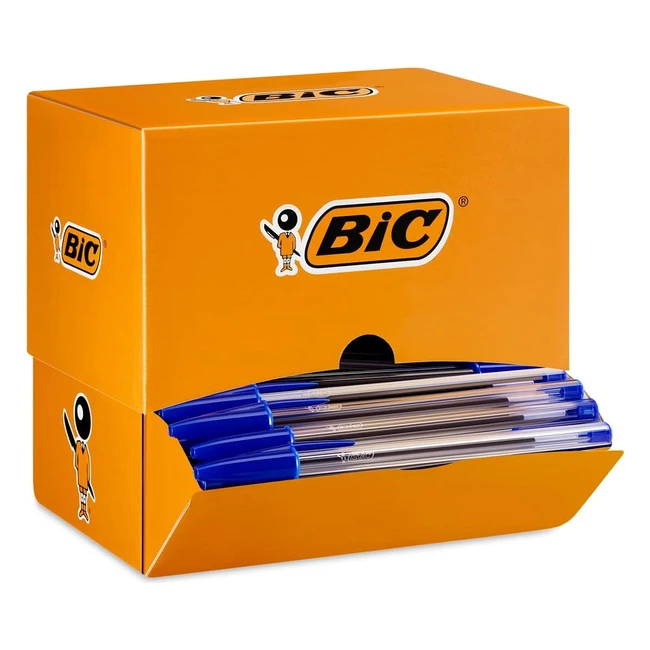 BIC Cristal Original Kugelschreiber blau 04 mm 150er Pack ideal für Büro, Home Office oder Schule